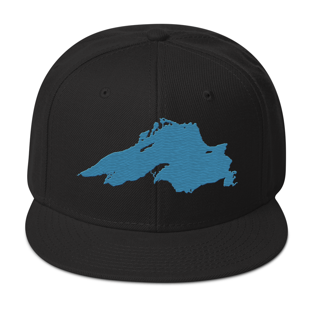 Lake Superior Snapback | 6-Panel - Traverse Blue