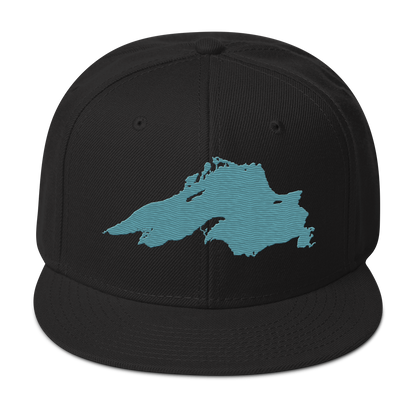 Lake Superior Snapback | 6-Panel - Huron Blue