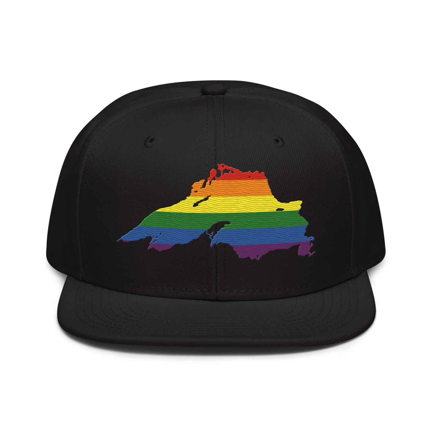 Lake Superior Snapback | 6-Panel - Rainbow Pride Edition