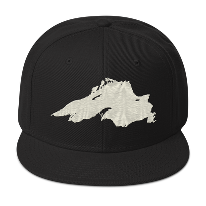 Lake Superior Snapback | 6-Panel - Ivory White