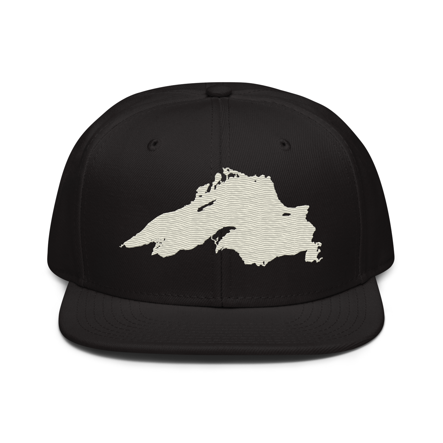 Lake Superior Snapback | 6-Panel - Ivory White