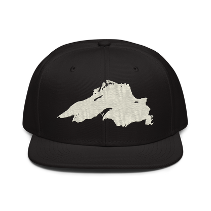 Lake Superior Snapback | 6-Panel - Ivory White