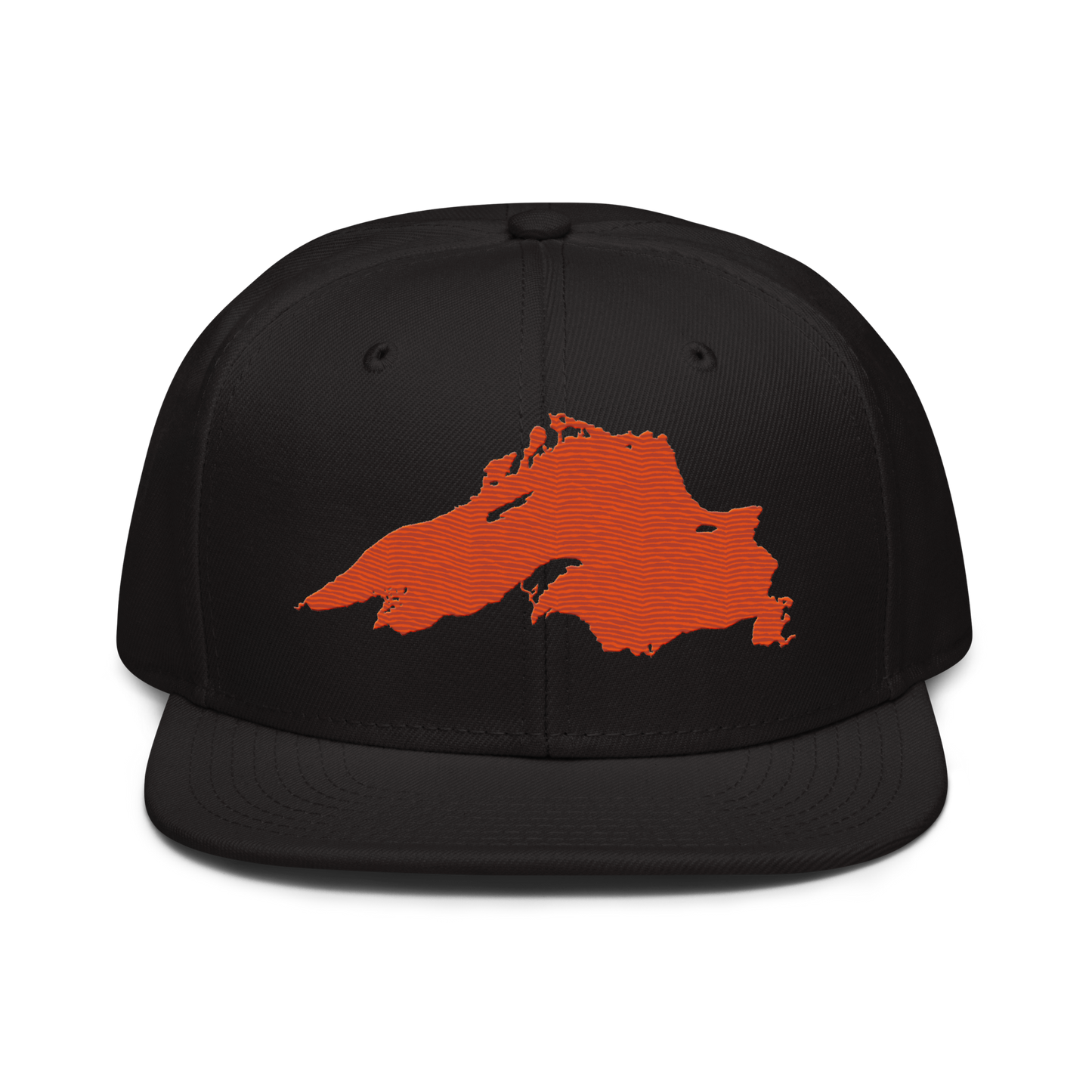 Lake Superior Snapback | 6-Panel - Maple Leaf Orange