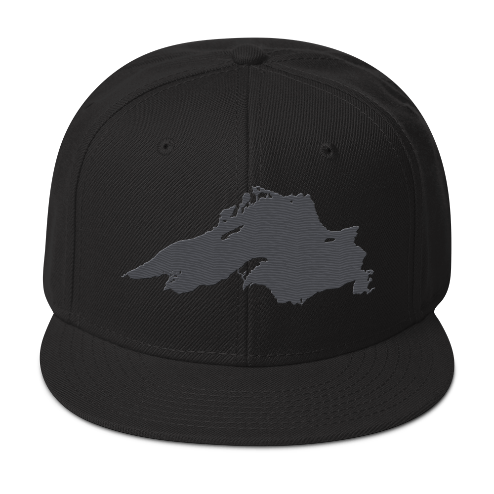 Lake Superior Snapback | 6-Panel - Iron Ore Grey