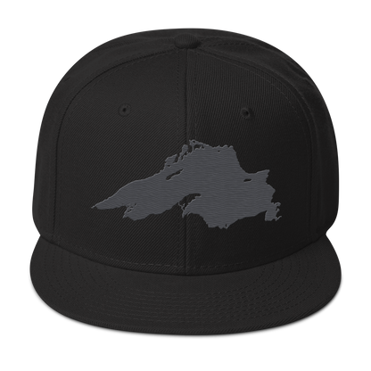 Lake Superior Snapback | 6-Panel - Iron Ore Grey