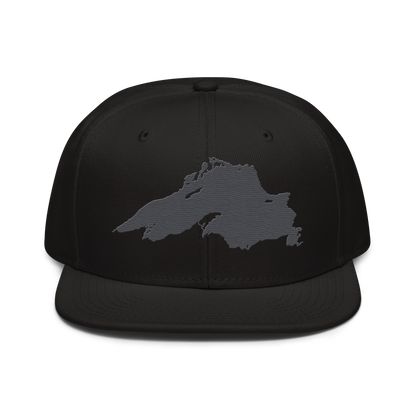 Lake Superior Snapback | 6-Panel - Iron Ore Grey