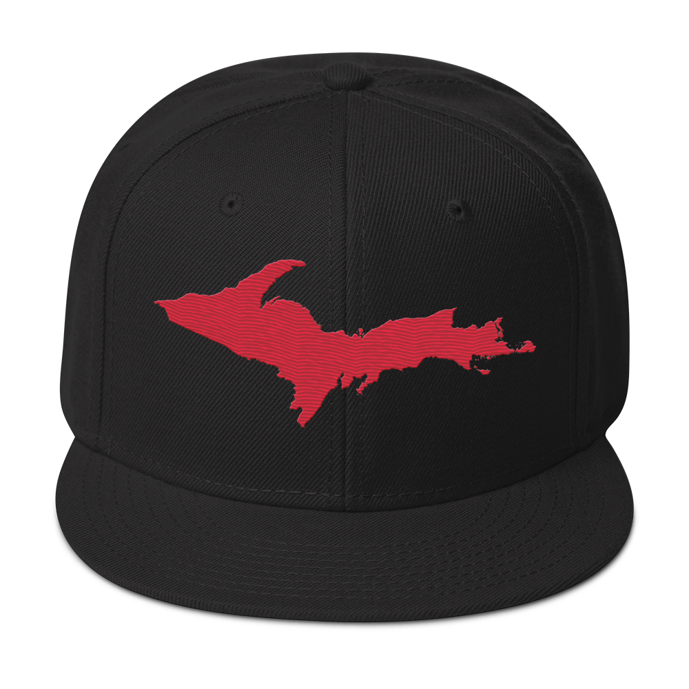 Upper Peninsula Snapback | 6-Panel - Lighthouse Red