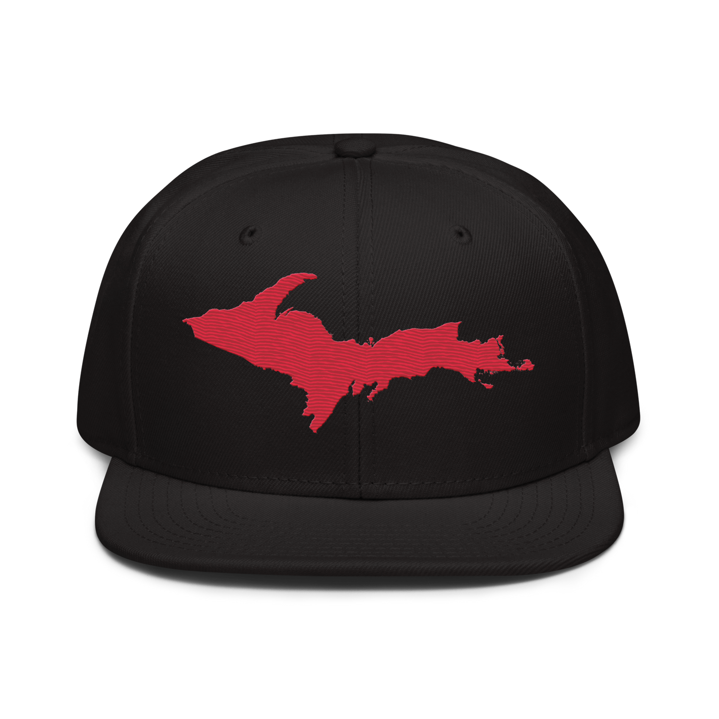 Upper Peninsula Snapback | 6-Panel - Lighthouse Red