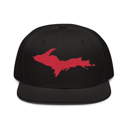 Upper Peninsula Snapback | 6-Panel - Lighthouse Red