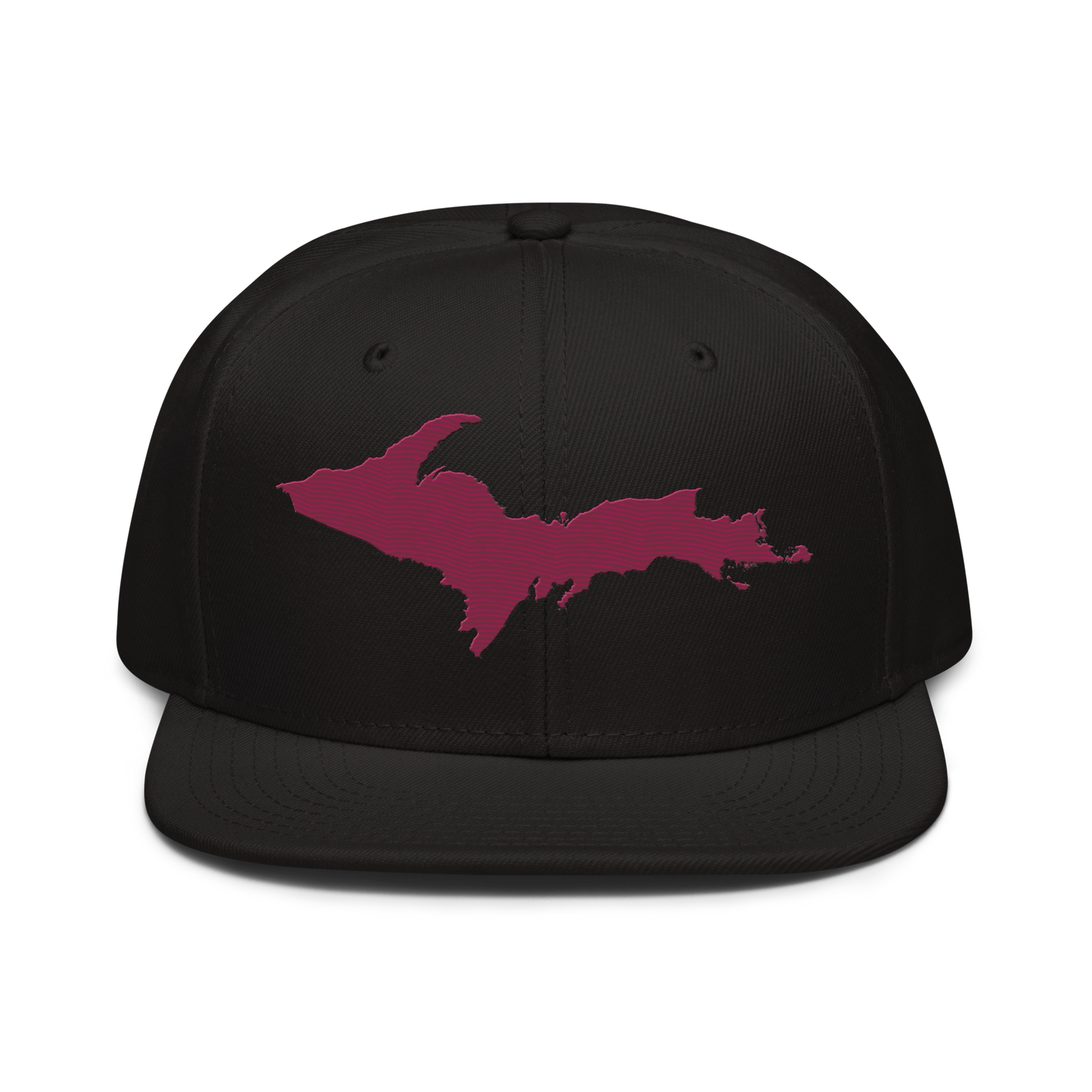 Upper Peninsula Snapback | 6-Panel - Ruby Red