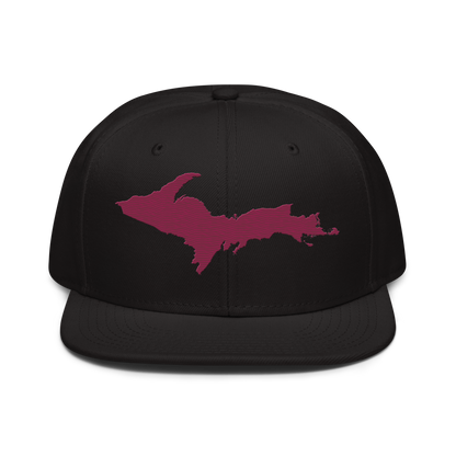 Upper Peninsula Snapback | 6-Panel - Ruby Red