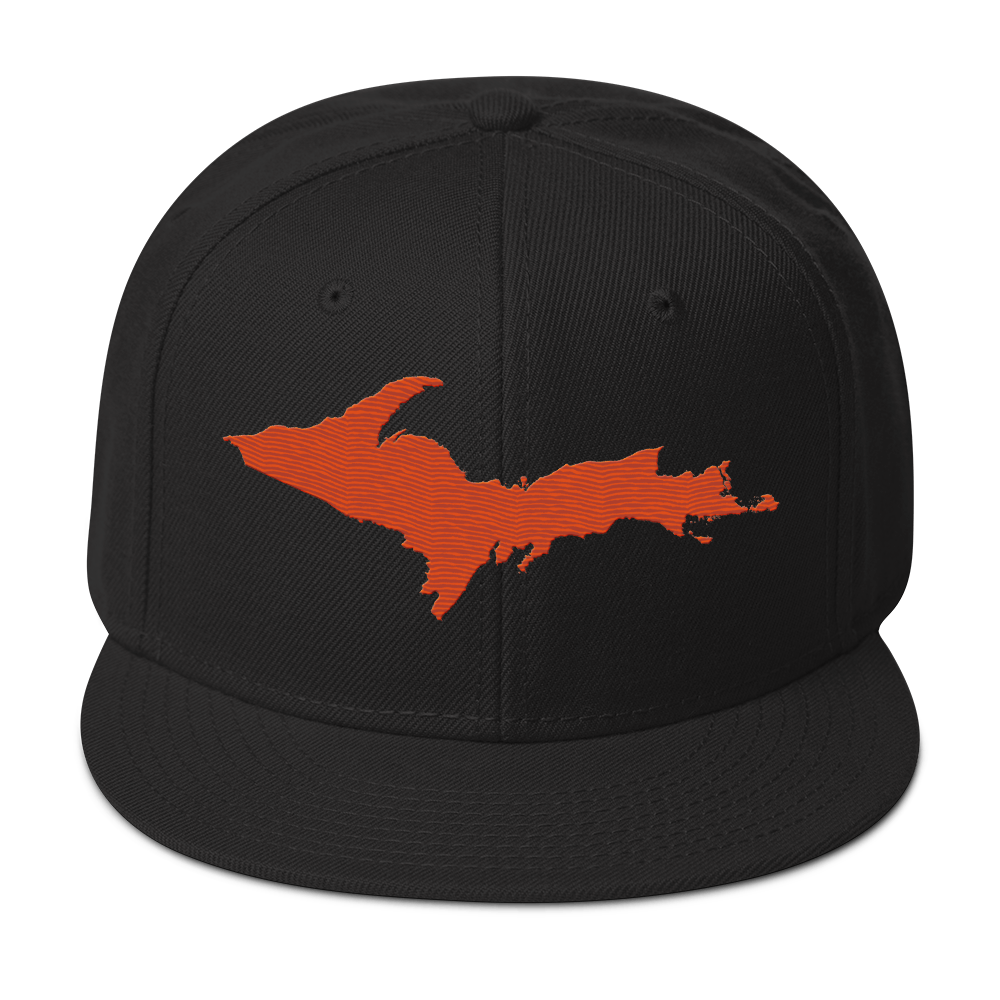 Upper Peninsula Snapback | 6-Panel - Maple Leaf Orange