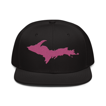 Upper Peninsula Snapback | 6-Panel - Apple Blossom Pink