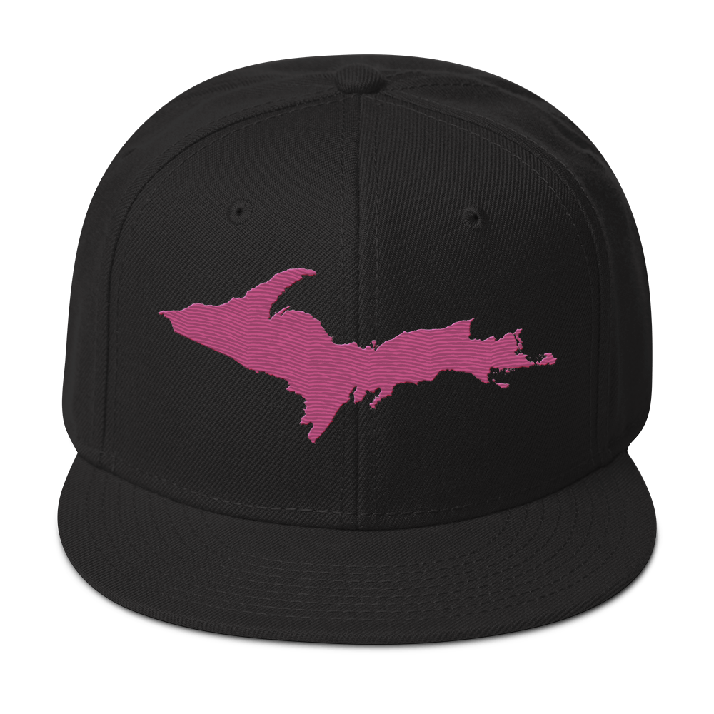 Upper Peninsula Snapback | 6-Panel - Apple Blossom Pink