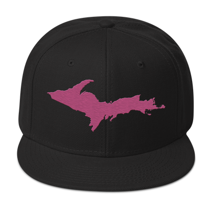 Upper Peninsula Snapback | 6-Panel - Apple Blossom Pink