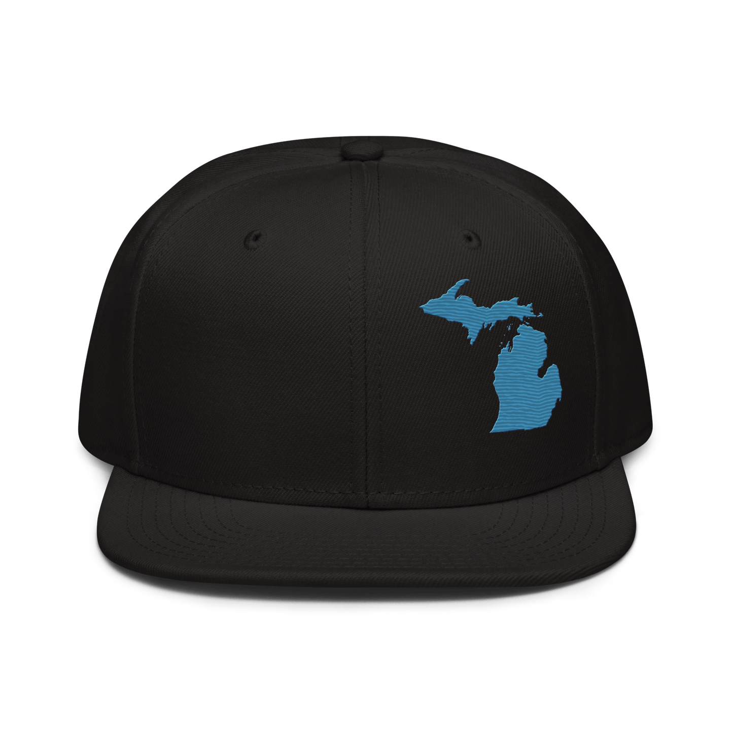 Michigan Snapback | 6-Panel - Traverse Blue Outline