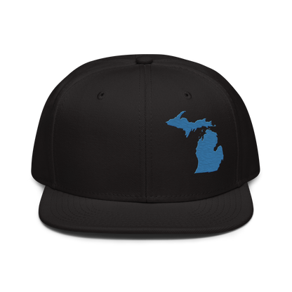 Michigan Snapback | 6-Panel - Superior Blue Outline