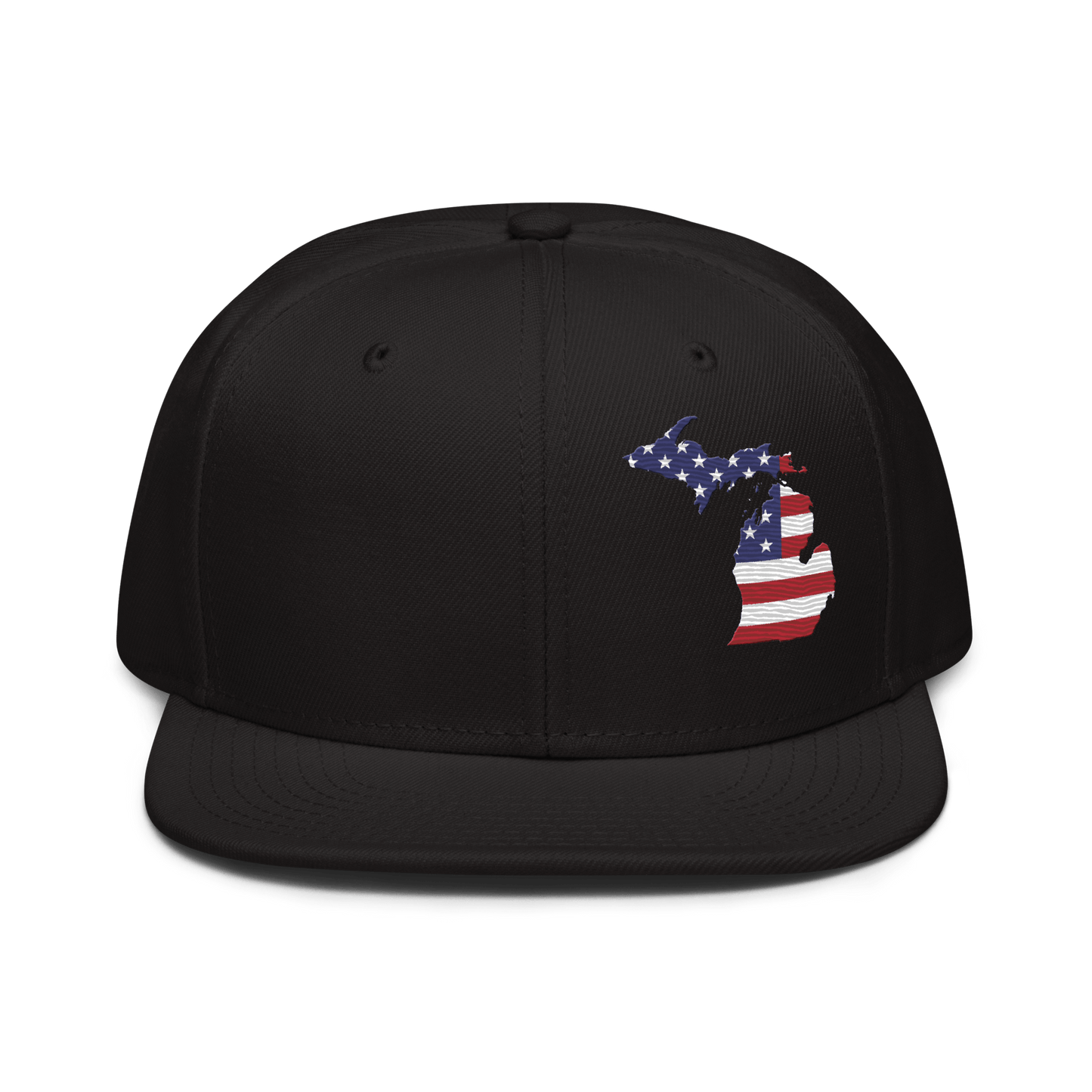 Michigan Snapback | 6-Panel - Patriotic Outline