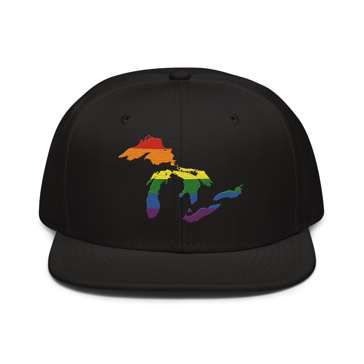 Great Lakes Snapback | 6-Panel - Rainbow Pride Edition