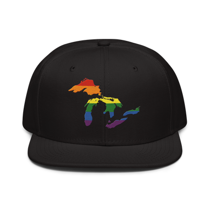 Great Lakes Snapback | 6-Panel - Rainbow Pride Edition