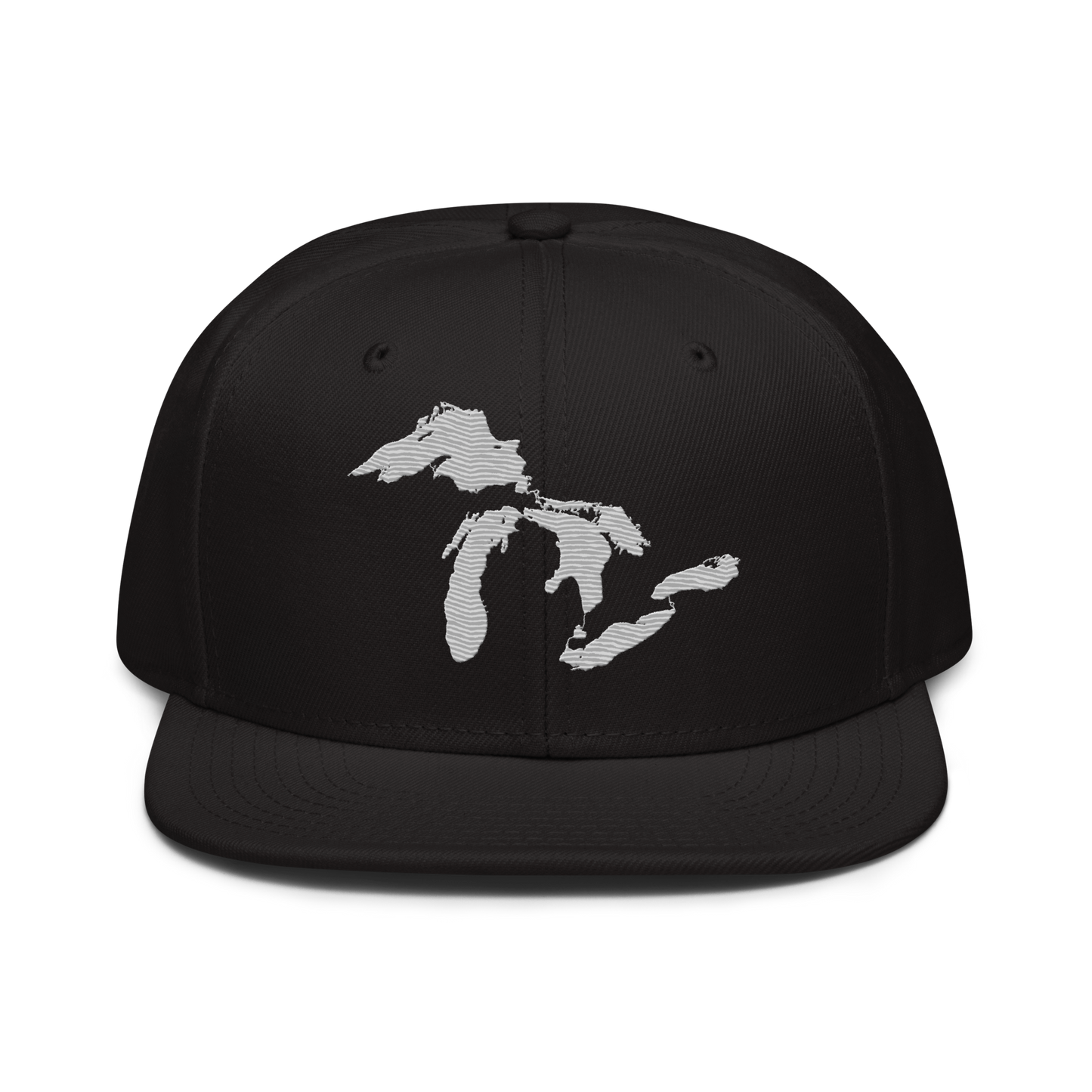 Great Lakes Snapback | 6-Panel - Platinum