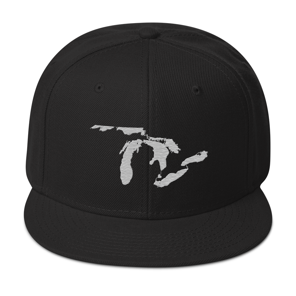 Great Lakes Snapback | 6-Panel - Platinum