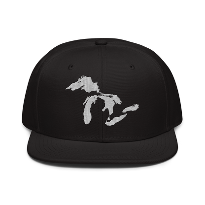 Great Lakes Snapback | 6-Panel - Platinum