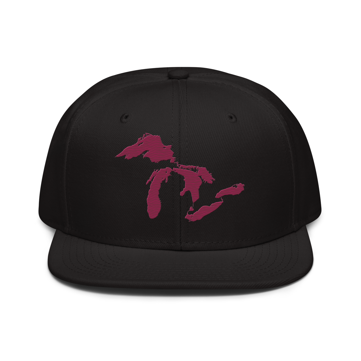 Great Lakes Snapback | 6-Panel - Ruby Red