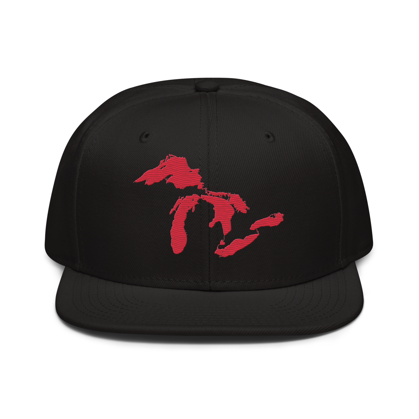 Great Lakes Snapback | 6-Panel - Lighthouse Red