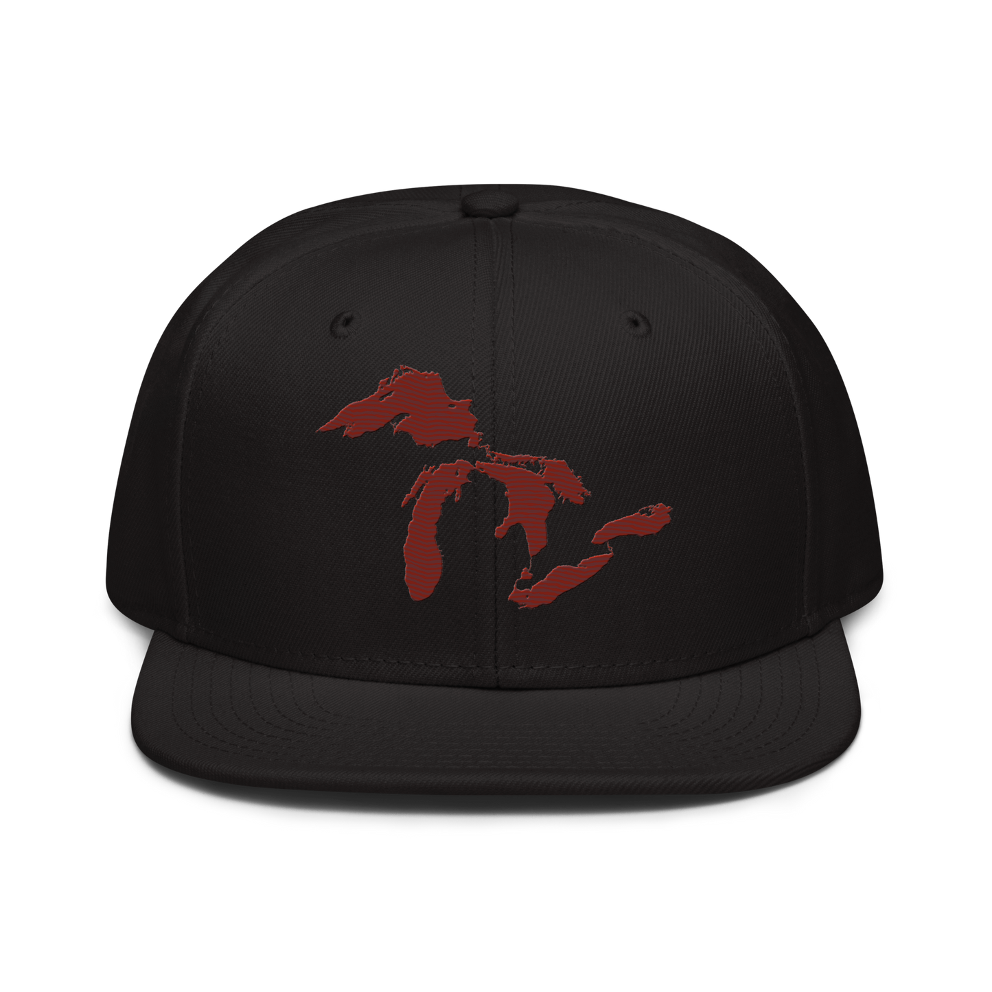 Great Lakes Snapback | 6-Panel - Cherryland Red