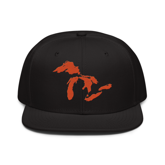 Great Lakes Snapback | 6-Panel - Maple Leaf Orange