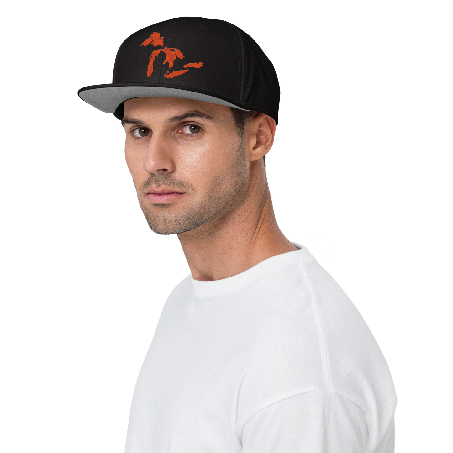 Great Lakes Snapback | 6-Panel - Maple Leaf Orange