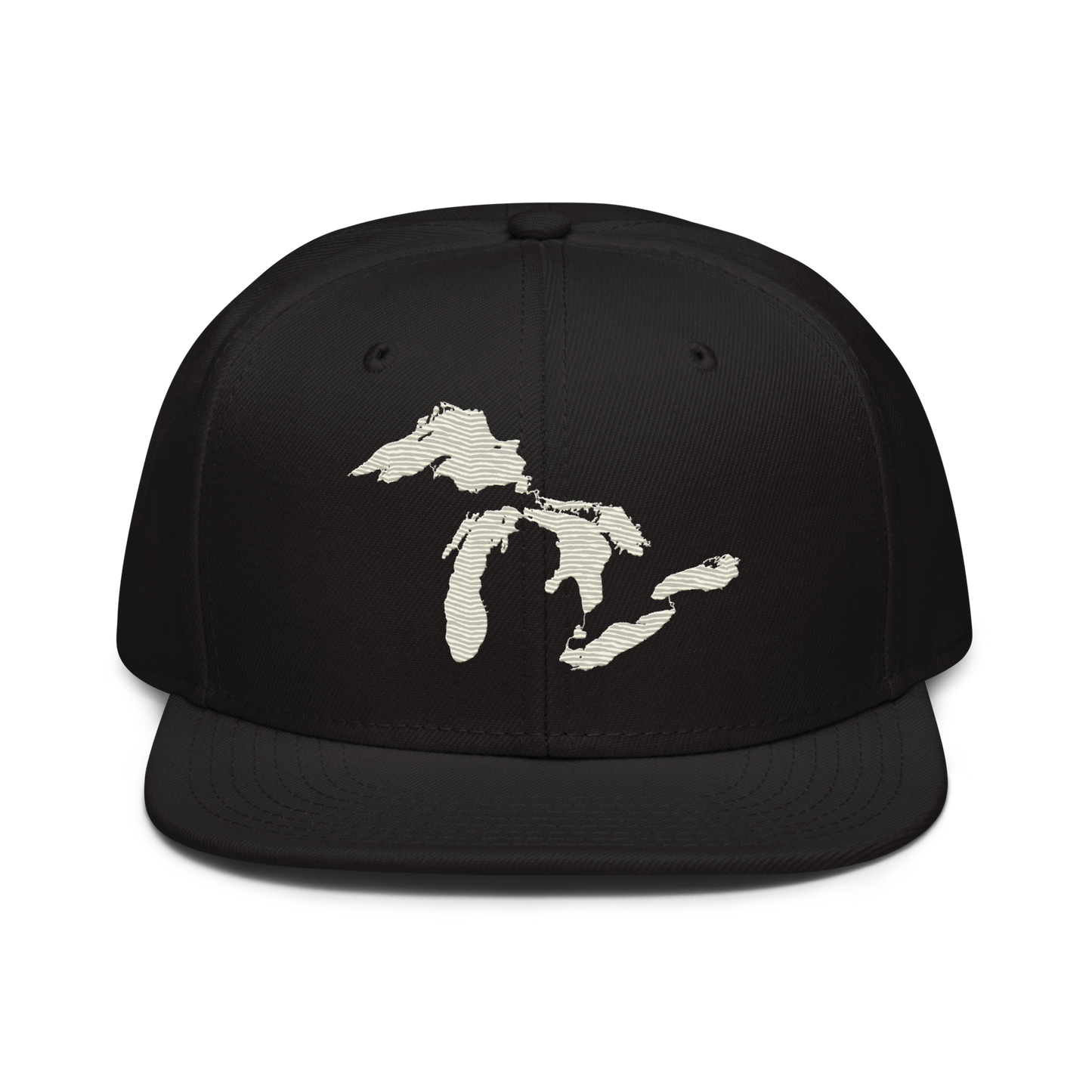 Great Lakes Snapback | 6-Panel - Ivory White