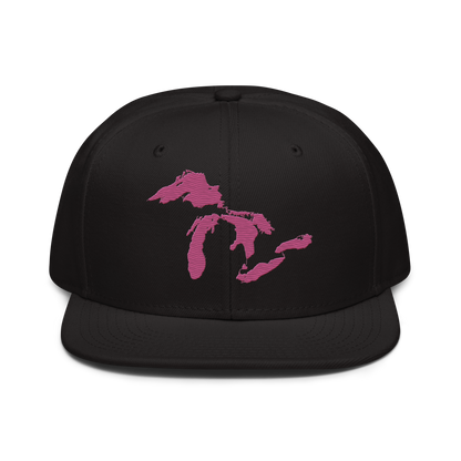 Great Lakes Snapback | 6-Panel - Apple Blossom Pink