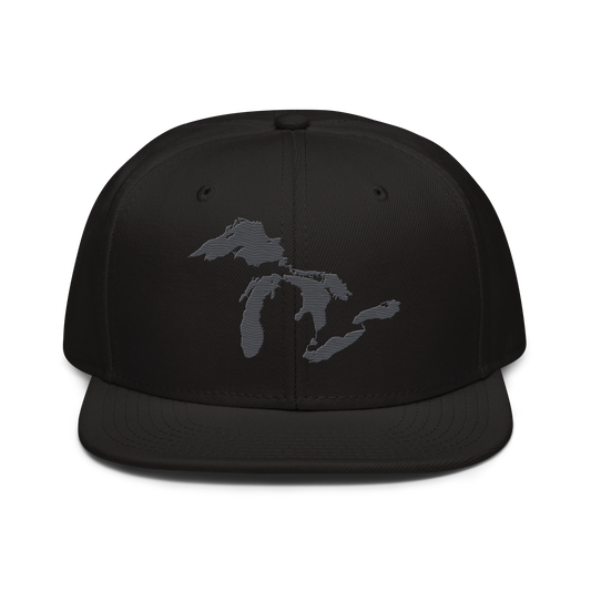 Great Lakes Snapback | 6-Panel - Iron Ore Grey