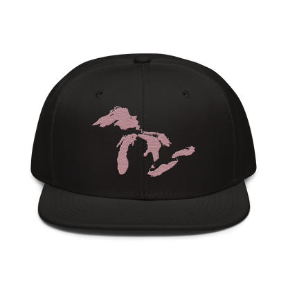 Great Lakes Snapback | 6-Panel - Cherry Blossom Pink