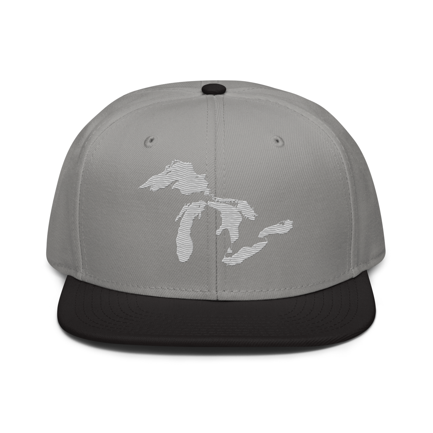 Great Lakes Snapback | 6-Panel - Platinum