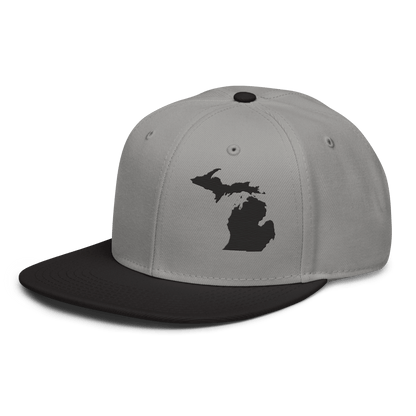 Michigan Snapback | 6-Panel - Black Outline