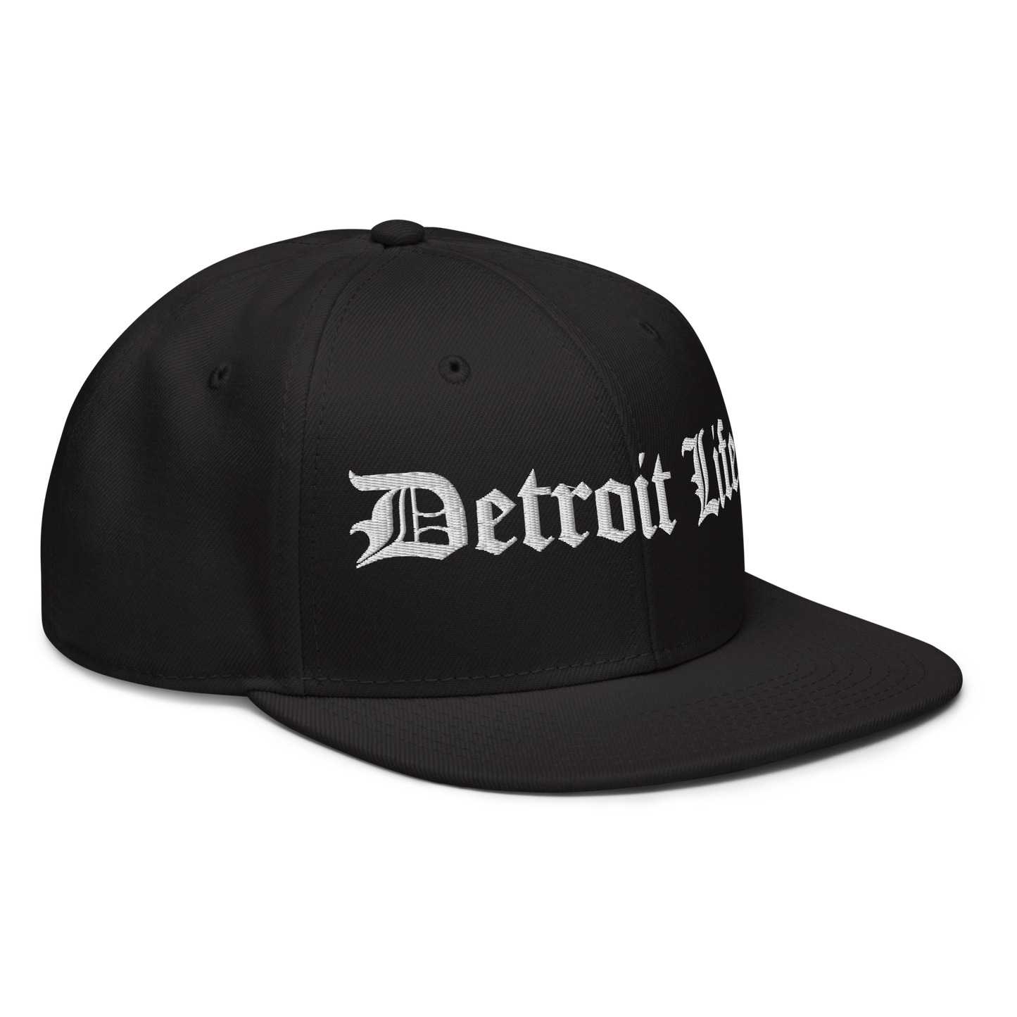 'Detroit Life' Flat Bill Snapback (Horizontal) | 6-Panel