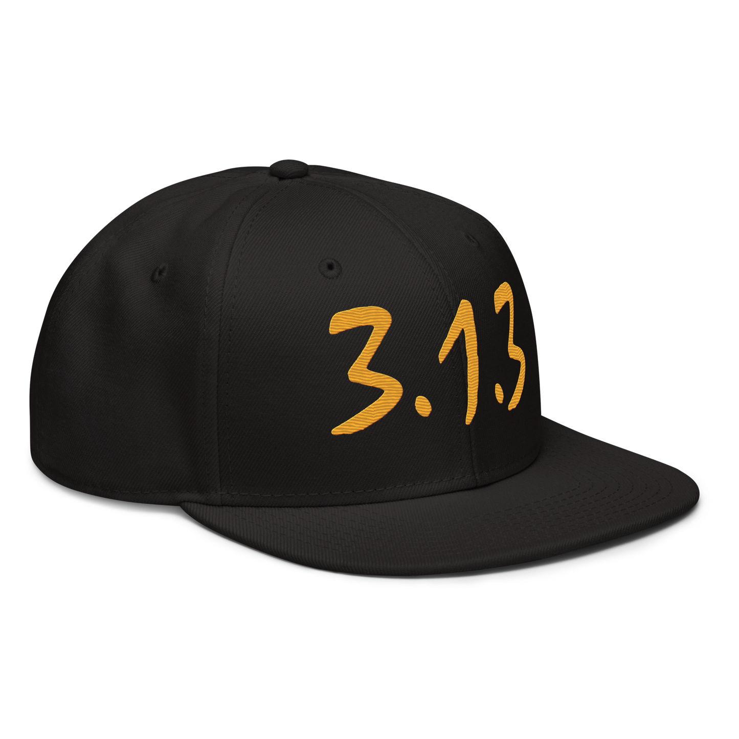 Detroit '313 Snapback (Gold Compton Font) | 6-Panel