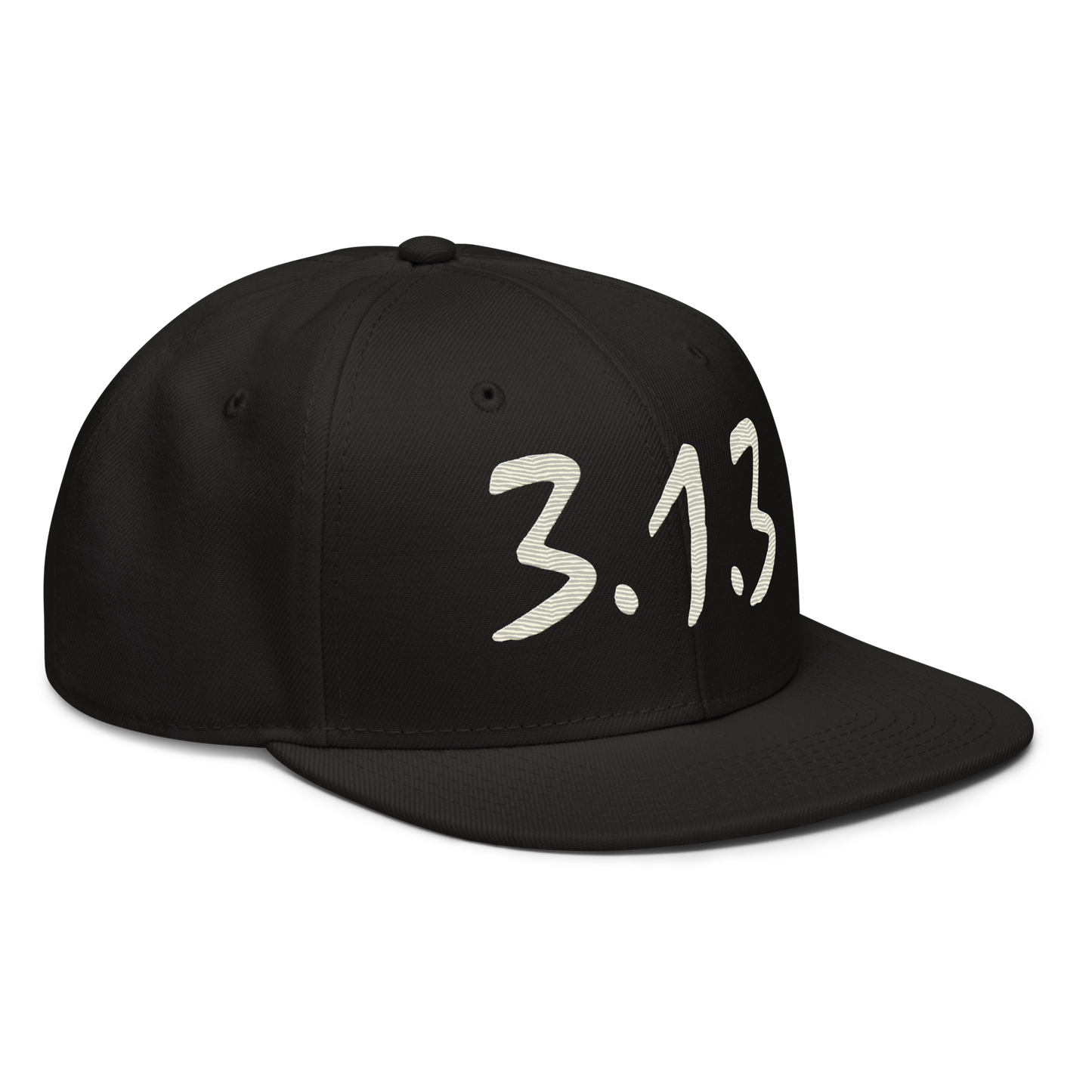 Detroit '313 Snapback (Ivory Compton Font) | 6-Panel