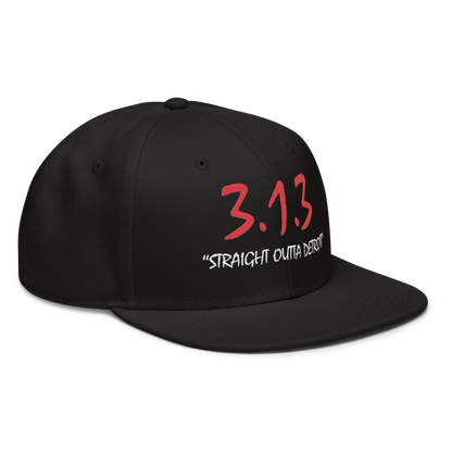 '313 Straight Outta Detroit' Snapback | 6-Panel