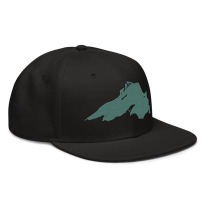 Lake Superior Snapback | 6-Panel - Copper Green