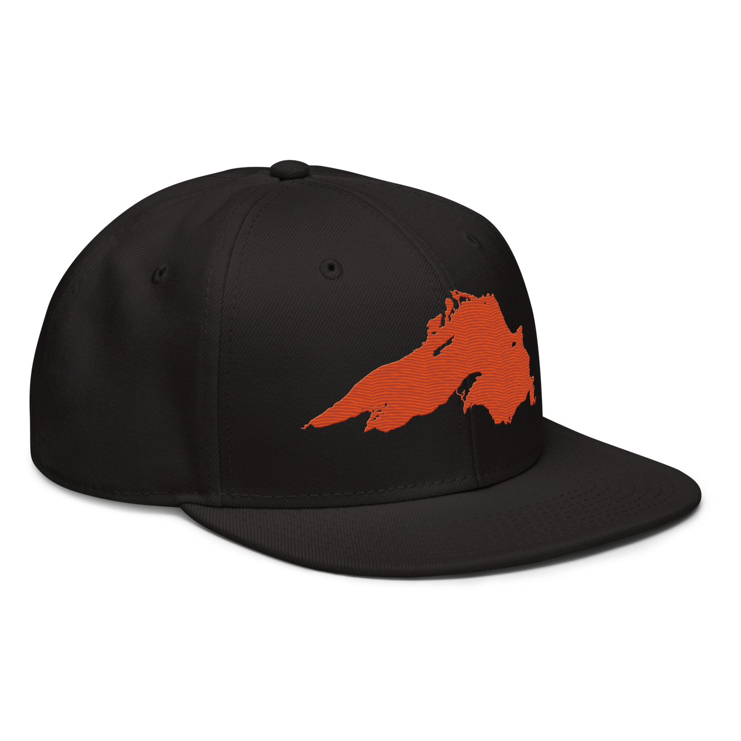 Lake Superior Snapback | 6-Panel - Maple Leaf Orange