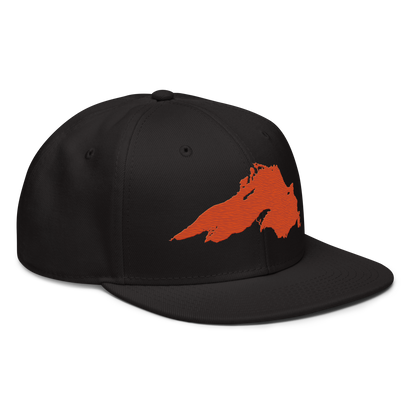 Lake Superior Snapback | 6-Panel - Maple Leaf Orange