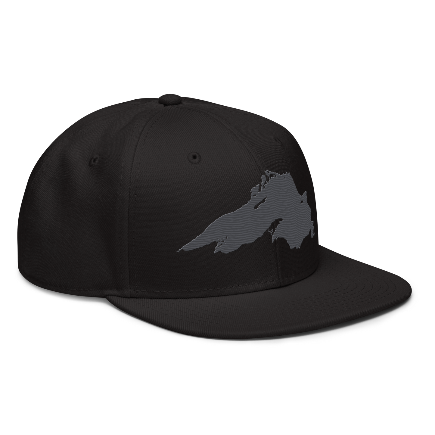 Lake Superior Snapback | 6-Panel - Iron Ore Grey