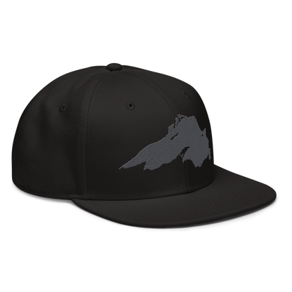 Lake Superior Snapback | 6-Panel - Iron Ore Grey