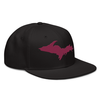 Upper Peninsula Snapback | 6-Panel - Ruby Red