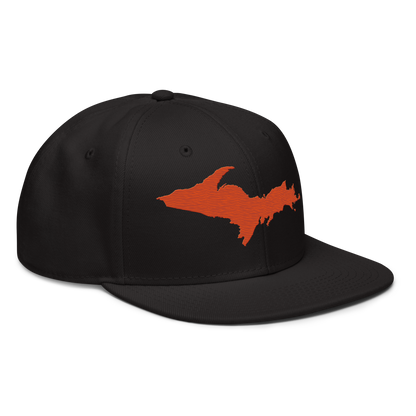 Upper Peninsula Snapback | 6-Panel - Maple Leaf Orange