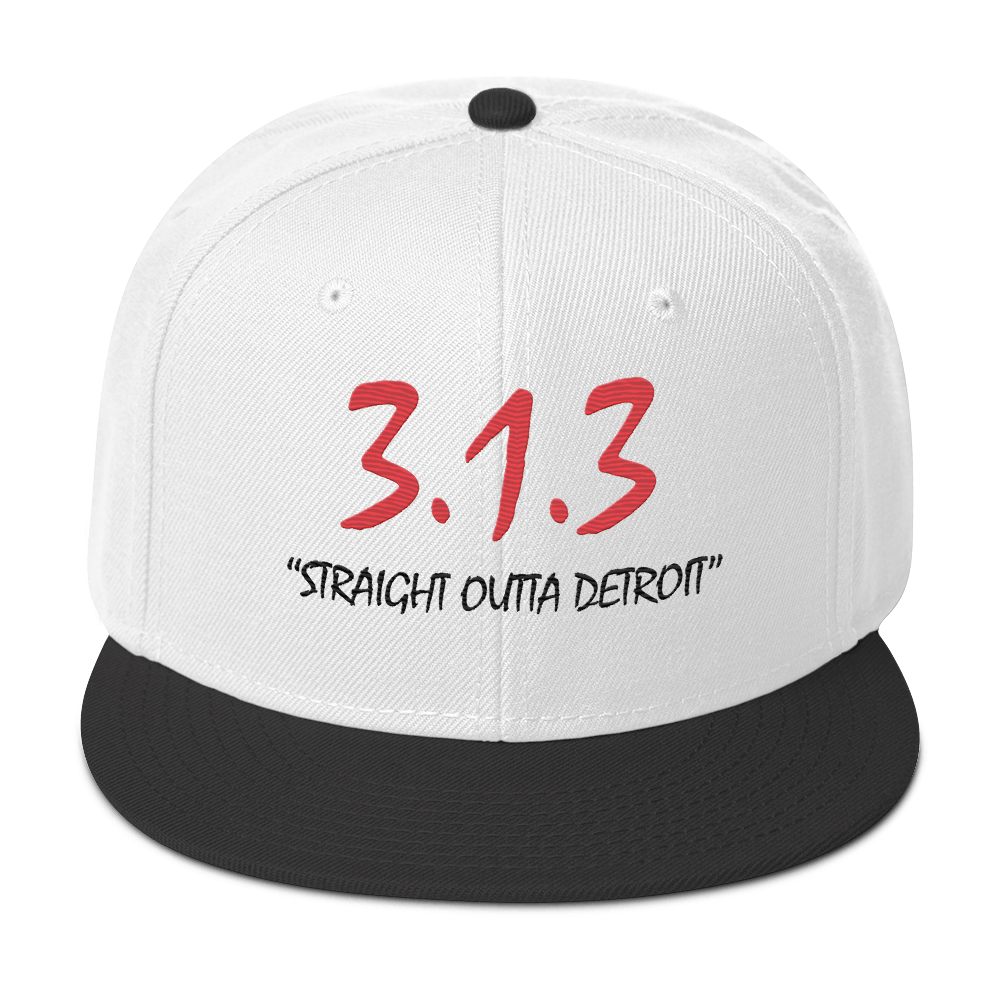 '313 Straight Outta Detroit' Snapback | 6-Panel